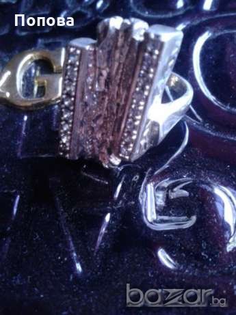  Марков сребърен дизайнерски пръстен, снимка 1