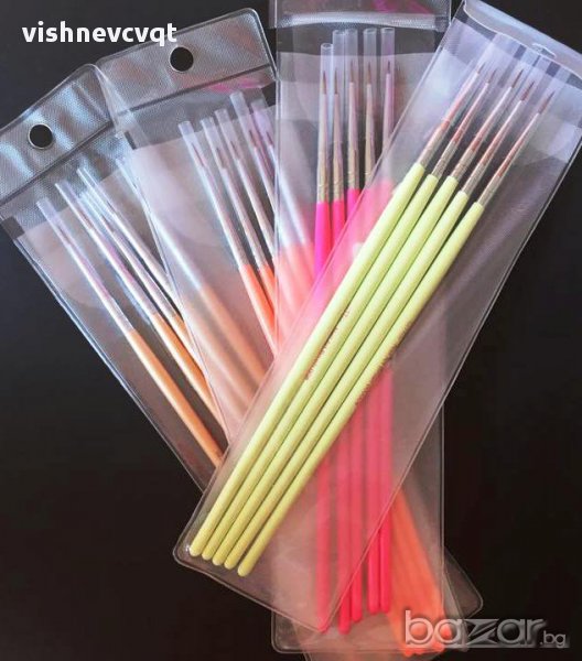 Четки за финни декорации 5бр., снимка 1