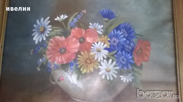 картина-цветя, снимка 2 - Картини - 14943599
