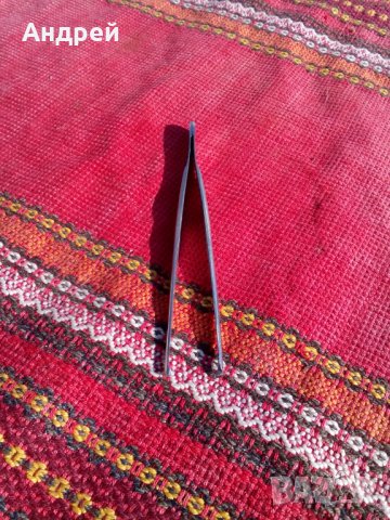 Стара пинсета, снимка 2 - Антикварни и старинни предмети - 24970763