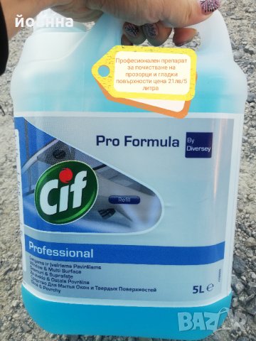 Препарат за почистване на прозорци и гладки повърхности 