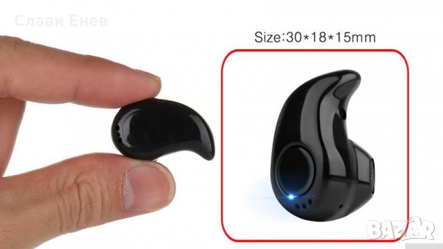 Mini handsfree Bluetooth слушалка, снимка 2 - Слушалки, hands-free - 23773150