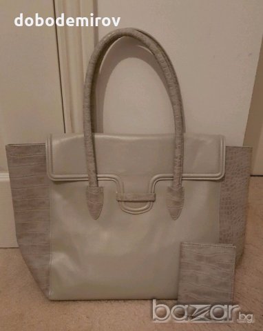 Нова кожена чанта Estee Lauder и картодържател, оригинал, снимка 8 - Чанти - 19307427