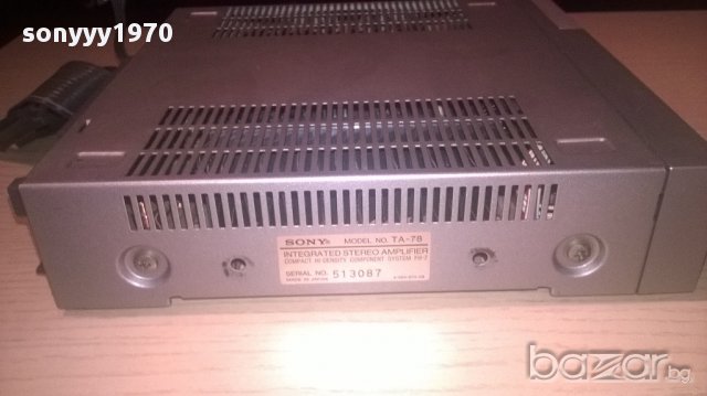sony ta-78-stereo amplifier-made in japan-внос швеицария, снимка 14 - Ресийвъри, усилватели, смесителни пултове - 12442653
