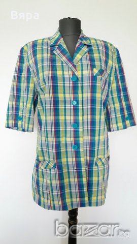 Дамско лятно сако - каре, "Markwald"! , снимка 2 - Сака - 21364223