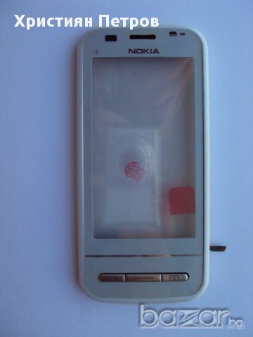 Предно стъкло, Тъч + Рамка за Nokia C6, снимка 1 - Калъфи, кейсове - 11742012