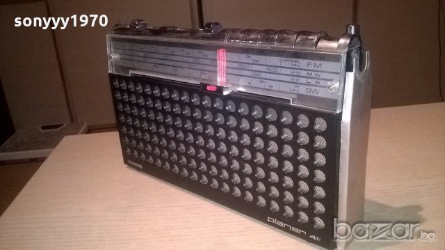 siemens planar 411-germany-31х18х6см-внос швеицария, снимка 4 - Ресийвъри, усилватели, смесителни пултове - 18298793