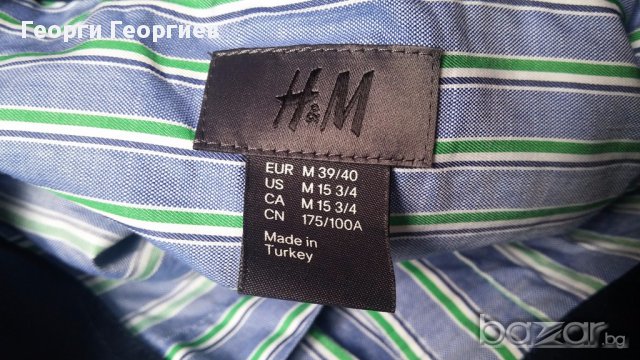 Мъжка риза H&M/ Ейч енд Ем, 100% оригинал, снимка 2 - Ризи - 17684622