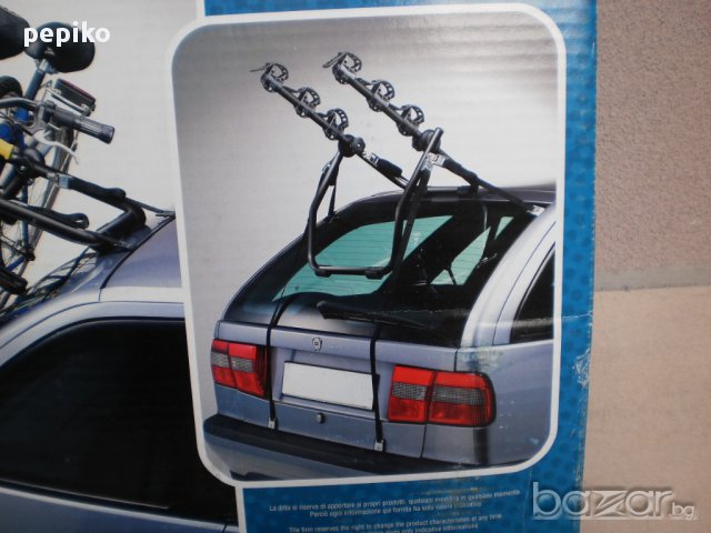 Продавам колела внос от Германия НОВ Италиански багажник CRUISER 3 BIKE за превоз на велосипеди, снимка 2 - Части за велосипеди - 15308668