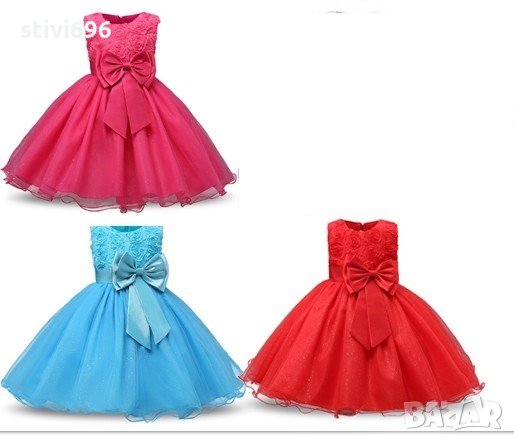 Детска рокля светеща, 7 цвята Размери 90 / 100 / 120 / 160, снимка 15 - Детски рокли и поли - 22343178