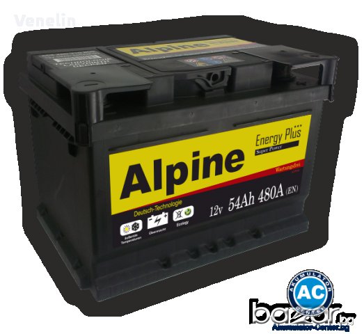 Alpine 45Ah 400A 87.00 лв, снимка 3 - Аксесоари и консумативи - 11613784