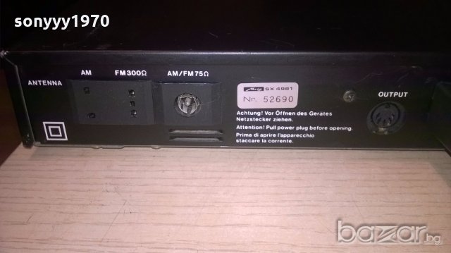 metz macasound sx4981-high fidelity-tuner-внос швеицария, снимка 15 - Ресийвъри, усилватели, смесителни пултове - 18549489