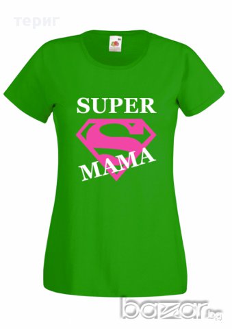 супер мама, снимка 4 - Тениски - 12960338