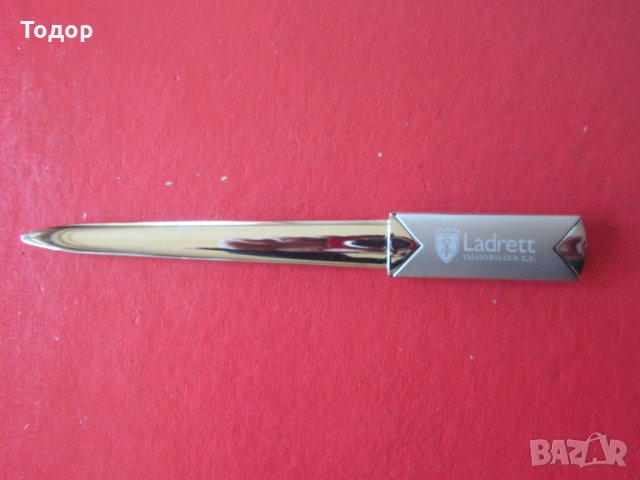 Уникален марков нож за писма в кутия, снимка 4 - Колекции - 25588467