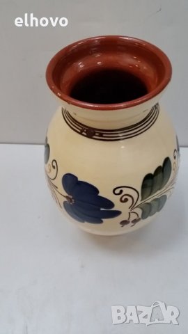 Стара керамична ваза, снимка 2 - Вази - 26147871