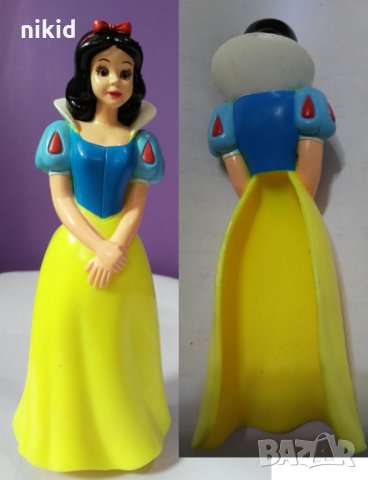 Мека гумена куха Снежанка голяма  фигурка топер за игра и украса торта