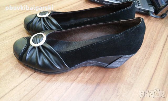 Супер Цена Нови №37;39 ЕСт Велур Платформа Български, снимка 4 - Дамски ежедневни обувки - 24649356