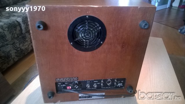 РЕТРО РОЛКА akai model 1720w-solid state-made in japan-внос швеицария, снимка 6 - Ресийвъри, усилватели, смесителни пултове - 9237106