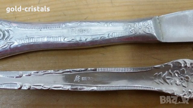 руски прибори за хранене ножове и вилици , снимка 4 - Антикварни и старинни предмети - 21979465