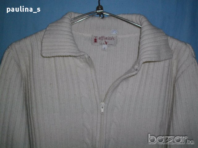 Къса мериносова жилетка като топ, снимка 2 - Жилетки - 16293814