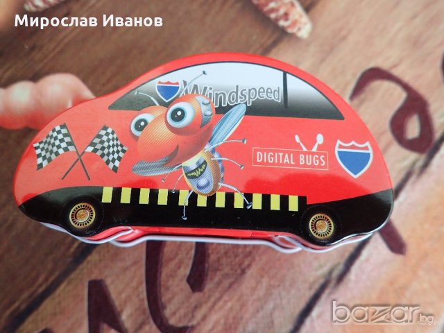 детска касичка Червена кола, от метал, която се заключва с ключе , снимка 5 - Други - 21003503