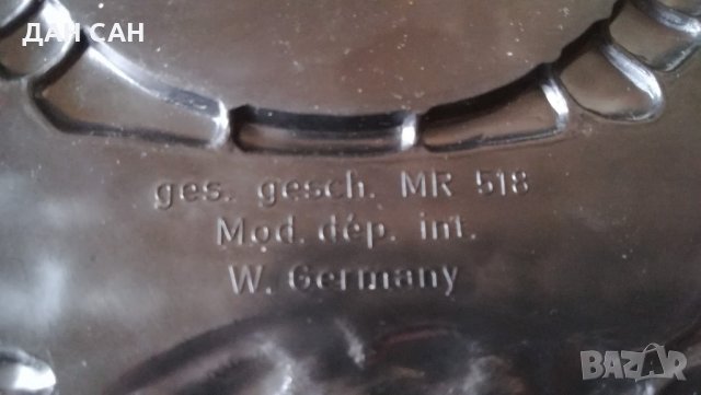 антик 60те Lindau German с надпис и панорама врати с 1 западен Германски пфениг за колекция, снимка 5 - Антикварни и старинни предмети - 23462003