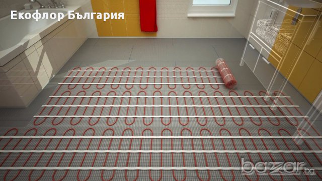 Нагревателни кабели и мрежи за подово отопление ECOFLOOR, снимка 3 - Други ремонти - 15671032