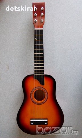 Дървена китара 63 см, снимка 2 - Музикални играчки - 17908063