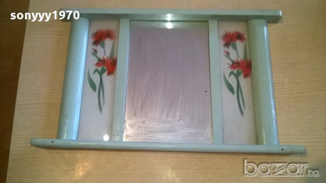 Ретро колекция-старинно огледало-антика-50х30х7см, снимка 11 - Антикварни и старинни предмети - 17745892