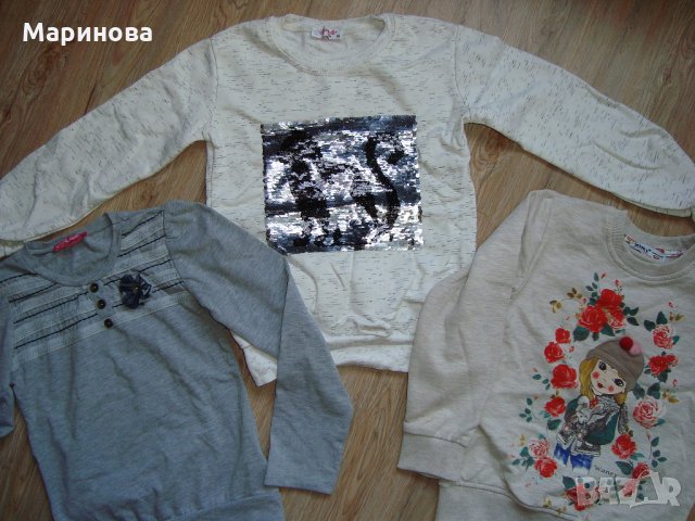 Отлични ватирани блузки р-р от 122-134, снимка 2 - Детски Блузи и туники - 24111079