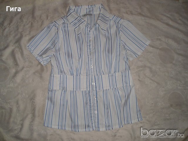 Лот син панталон и  риза L-ки, снимка 6 - Ризи - 18179980