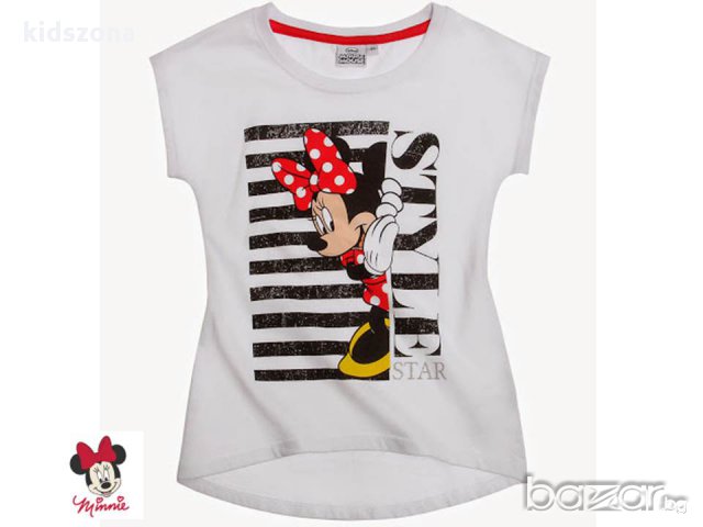 Нова цена! Детска тениска Disney Minnie за 4, 6, 8 и 9 г. - М1-3
