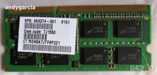  1 по 8гб DDR3L 1600mhz .Micron, pc 12800, sodimm, рам памет за лаптоп , снимка 2 - RAM памет - 21883758