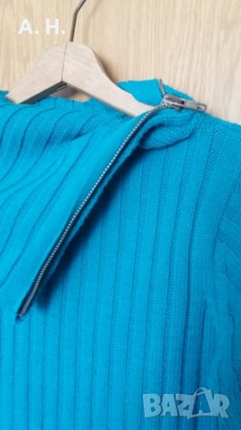 син пуловер, снимка 3 - Блузи с дълъг ръкав и пуловери - 22484072