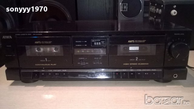 Aiwa ad-wx333e stereo deck-внос швеицария, снимка 2 - Ресийвъри, усилватели, смесителни пултове - 14954697