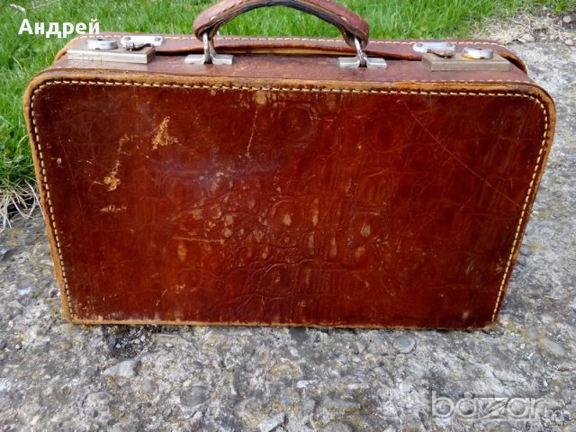 Кожено куфарче, снимка 2 - Антикварни и старинни предмети - 17833284