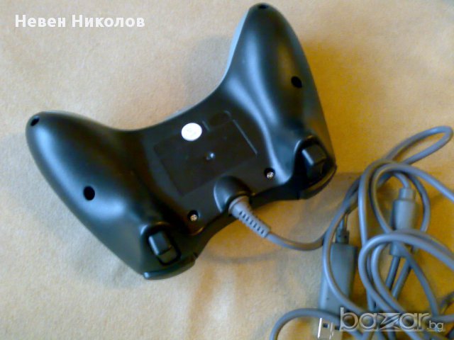 Xbox360 контролер, нов, с кабел - ЧЕРЕН ( controller, pad ), снимка 4 - Аксесоари - 13334054