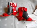 Дамски  червени сандали Chloé 100 % кожа ,100 % оригинални , снимка 15
