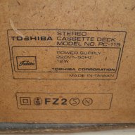 toshiba pc-115 stereo cassette deck-внос швеицария, снимка 12 - Ресийвъри, усилватели, смесителни пултове - 12109578