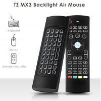 3 в 1 Смарт дистанционно с въздушна мишка и клавиатура MX-3 за компютър и Android TV BOX ГАРАНЦИЯ, снимка 2 - Дистанционни - 23301629