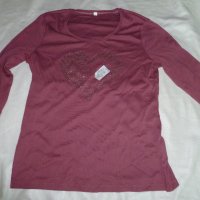 Л нова блуза с камъчета, снимка 4 - Блузи с дълъг ръкав и пуловери - 23517868