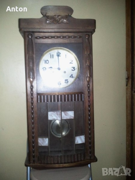 Часовник - стенен, голям, стар, снимка 1