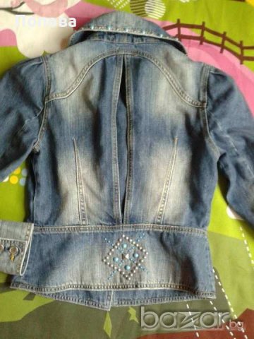 Промо ! "Fracomina'оригинал уникално яке деним, снимка 6 - Якета - 19437767
