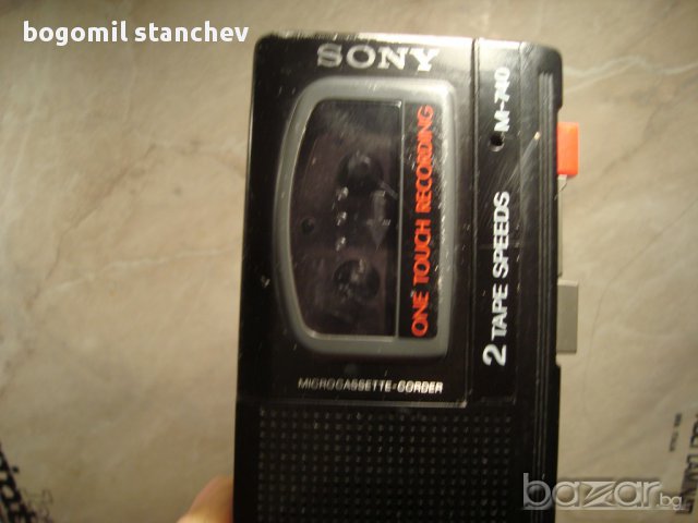 Уникат СОНИ М-740  Мини/шпионски/ рекордер с 2 бр. касети, снимка 7 - Радиокасетофони, транзистори - 17939110