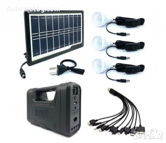 Комплект соларна осветителна система GDLITE GD-8007, снимка 2 - Аксесоари и консумативи - 25303084