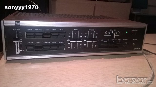 dual cv121-1 stereo amplifier made in germany-внос швеицария, снимка 4 - Ресийвъри, усилватели, смесителни пултове - 16193486