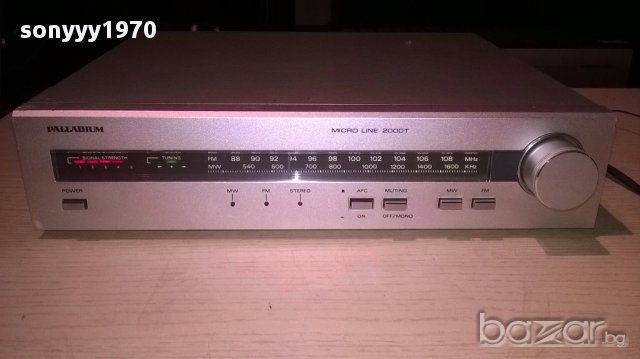 palladium micro line 2000t-tuner-germany-внос швеицария, снимка 11 - Ресийвъри, усилватели, смесителни пултове - 13522666