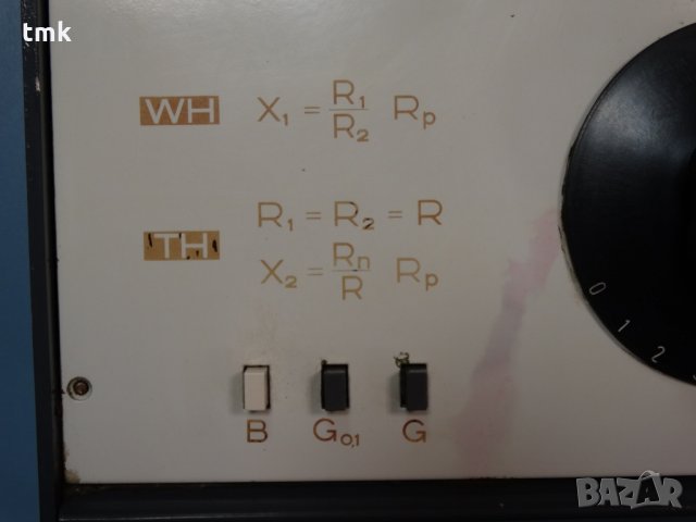 Съпротивителен мост на Уитсон MWT77a, снимка 4 - Други машини и части - 23521222