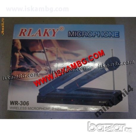 Два безжични микрофони с приемник , WR-306, снимка 2 - Друга електроника - 13396994