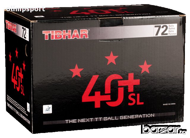 топчета за тенис на маса Tibhar *** 40+ SYNTT SL бели, снимка 2 - Тенис - 11831839